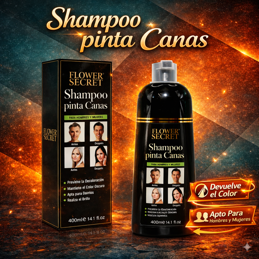 SHAMPOO PINTA CANAS FLOWER SECRET 400 ML