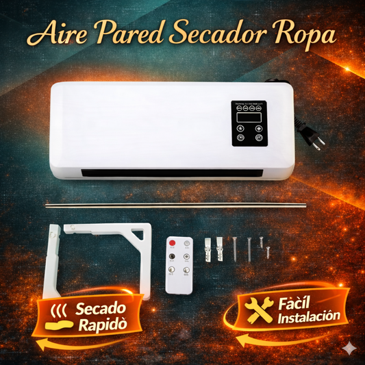 Aire Pared Secador Ropa Con Tendedero