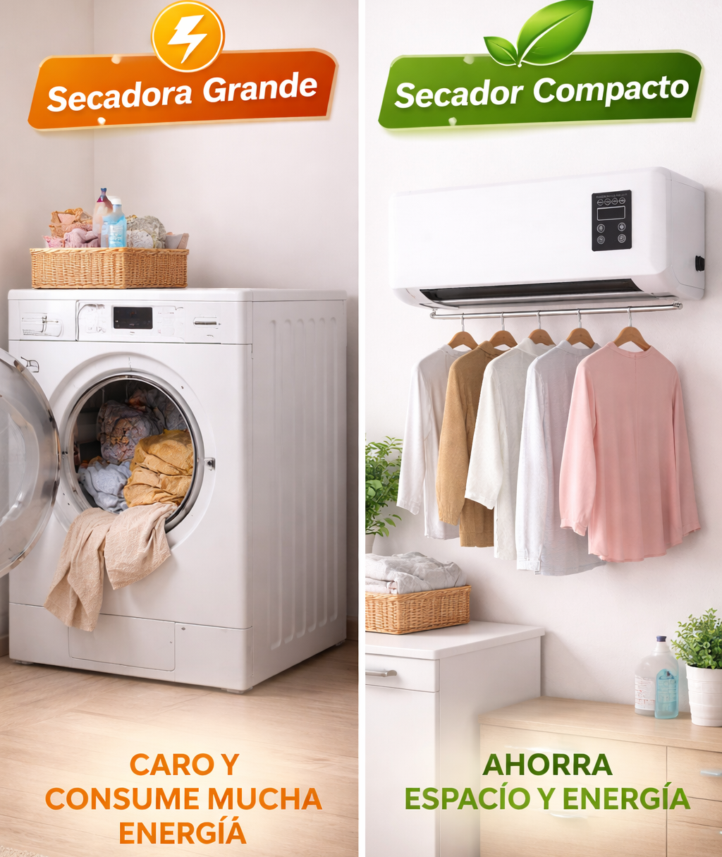 Aire Pared Secador Ropa Con Tendedero