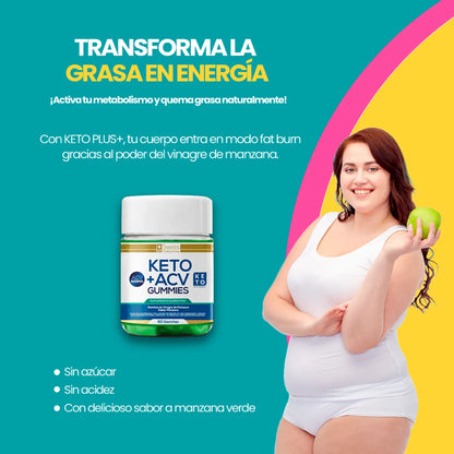 Keto Plus Gomitas Vinagre De Manzana